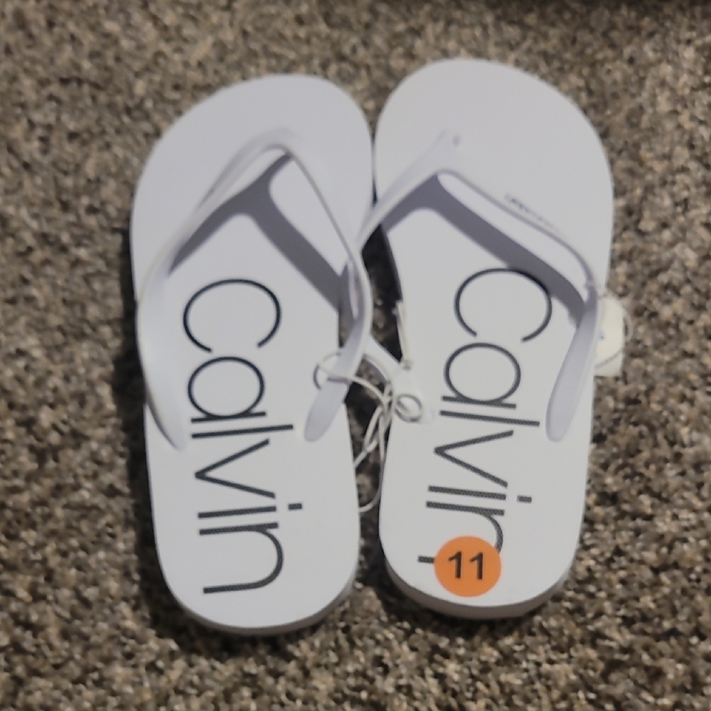 Woman White Flip Flops